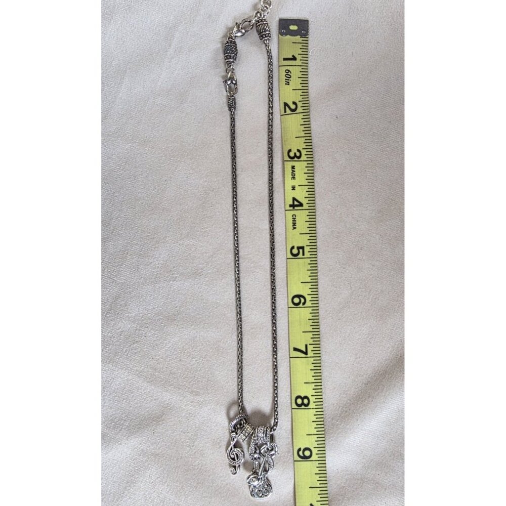 VTG Brighton Necklace With Musical Charm Pendants - Picture 5 of 5